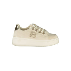 Laura Biagiotti Beige Polyester Women Sneaker -   -  Laura Biagiotti.