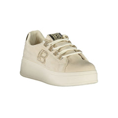 Laura Biagiotti Beige Polyester Women Sneaker -   -  Laura Biagiotti.
