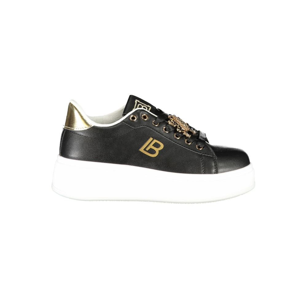 Laura Biagiotti Black Synthetic Women Sneaker -   -  Laura Biagiotti.