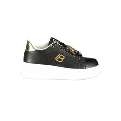 Laura Biagiotti Black Synthetic Women Sneaker -   -  Laura Biagiotti.
