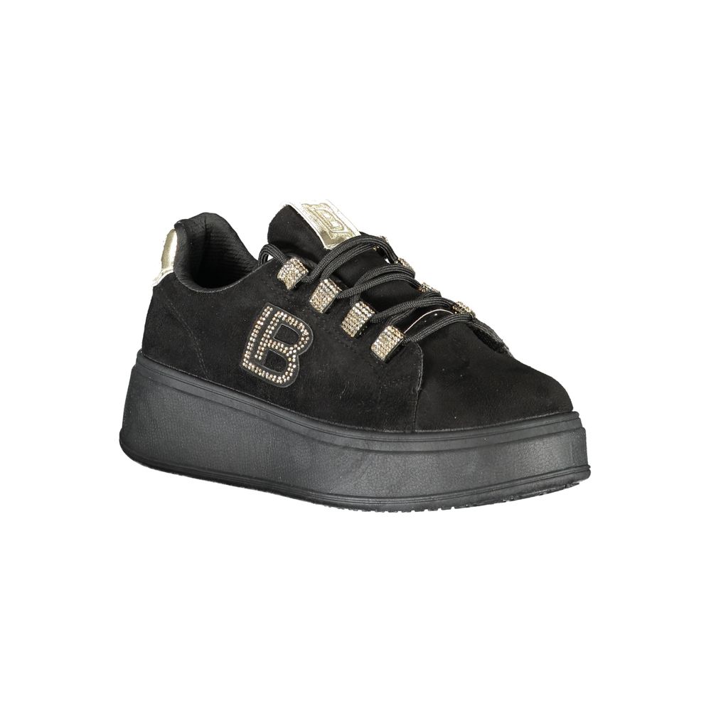 Laura Biagiotti Black Polyester Women Sneaker -   -  Laura Biagiotti.