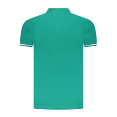 Cavalli Class Green Cotton Men Polo Shirt -   -  Cavalli Class.