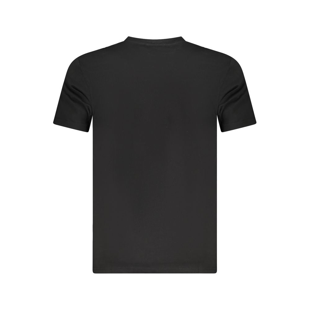 Cavalli Class Black Cotton Men T-Shirt -   -  Cavalli Class.