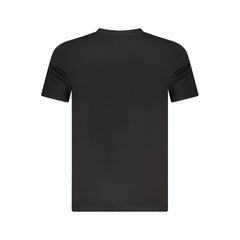 Cavalli Class Black Cotton Men T-Shirt -   -  Cavalli Class.