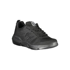 Sergio Tacchini Sleek Black Lace-up Sneakers with Contrast Detailing -   -  Sergio Tacchini.