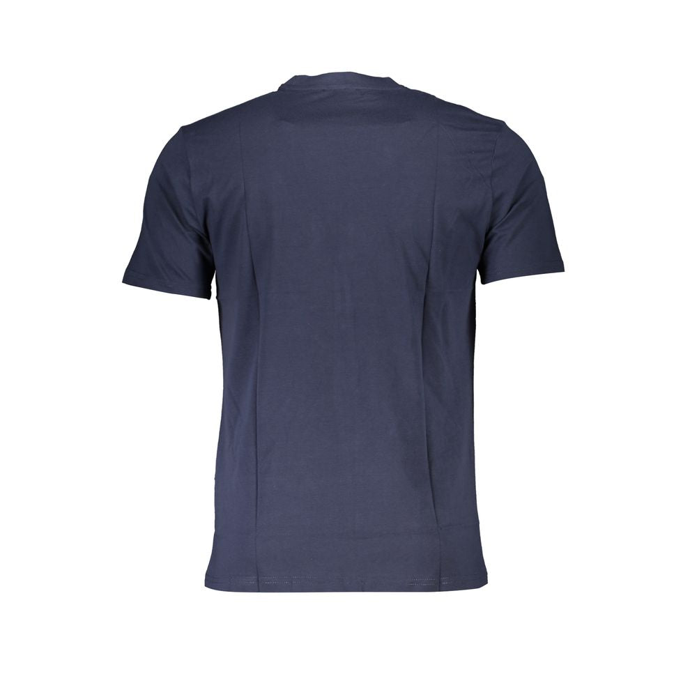 Cavalli Class Blue Cotton T-Shirt -   -  Cavalli Class.