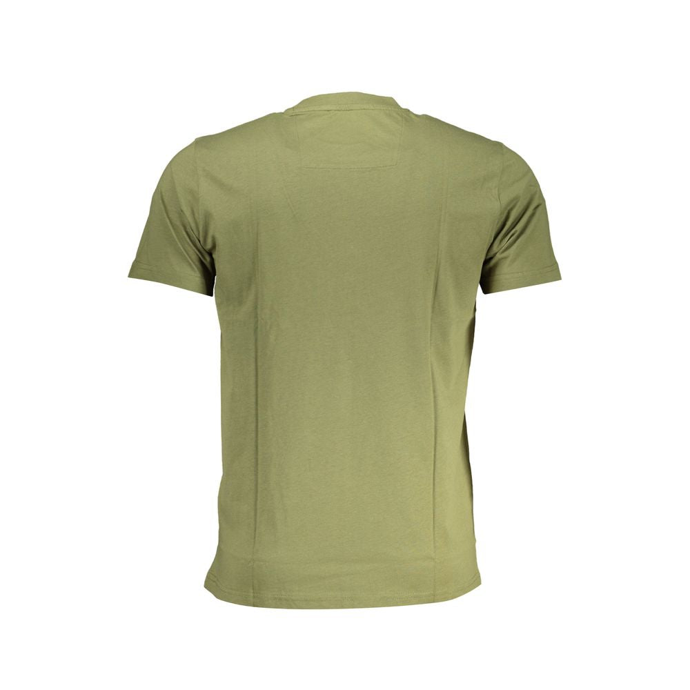 Cavalli Class Green Cotton T-Shirt -   -  Cavalli Class.
