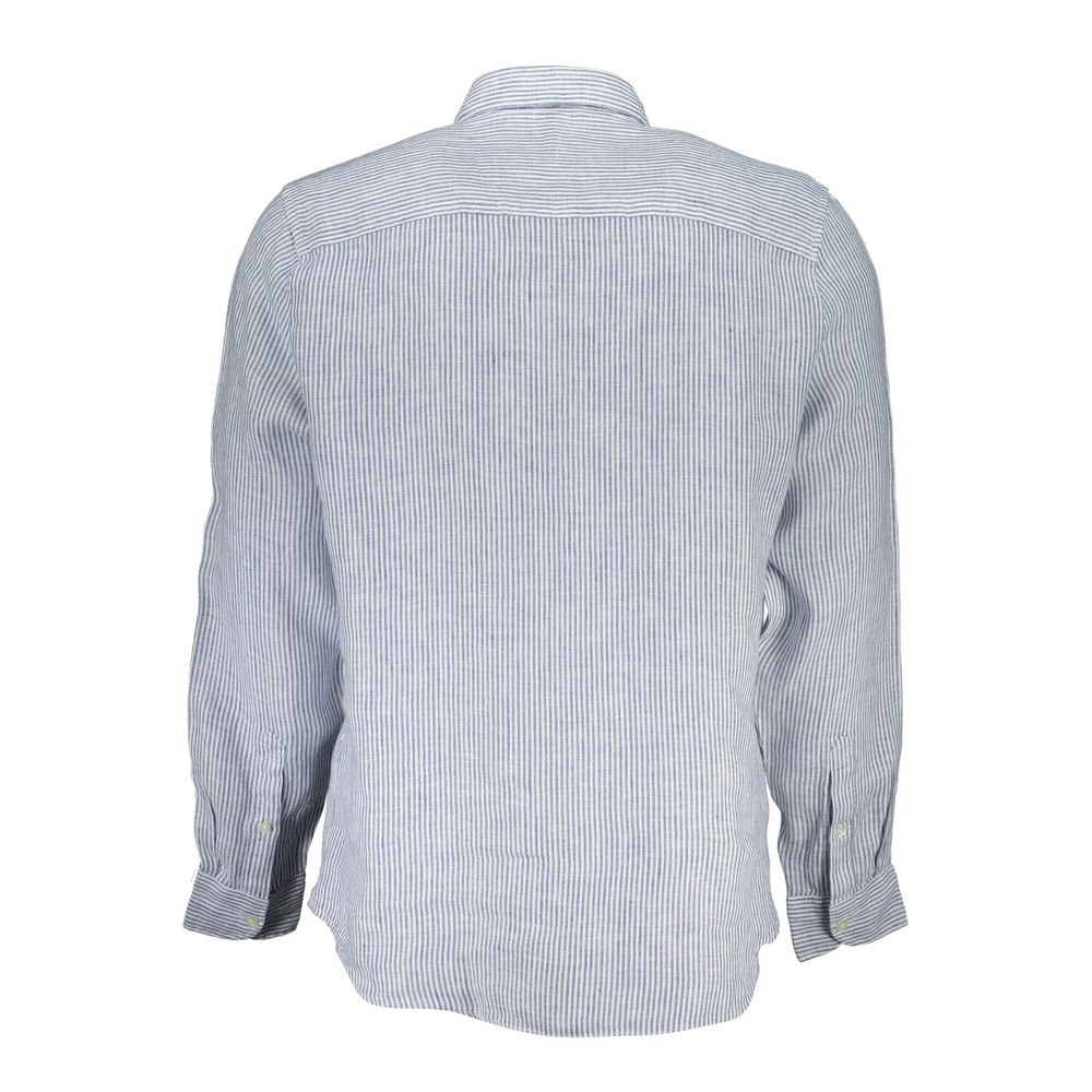 North Sails Blue Linen Shirt -   -  North Sails.