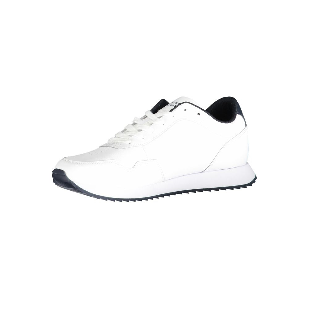 Tommy Hilfiger White Polyester Sneaker -   -  Tommy Hilfiger.