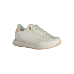 Tommy Hilfiger White Polyester Sneaker -   -  Tommy Hilfiger.