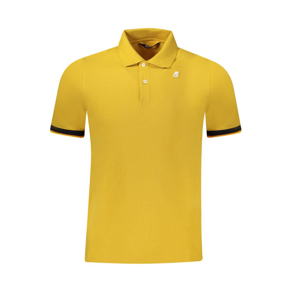 K-WAY Yellow Cotton Men Polo Shirt -   -  K-WAY.