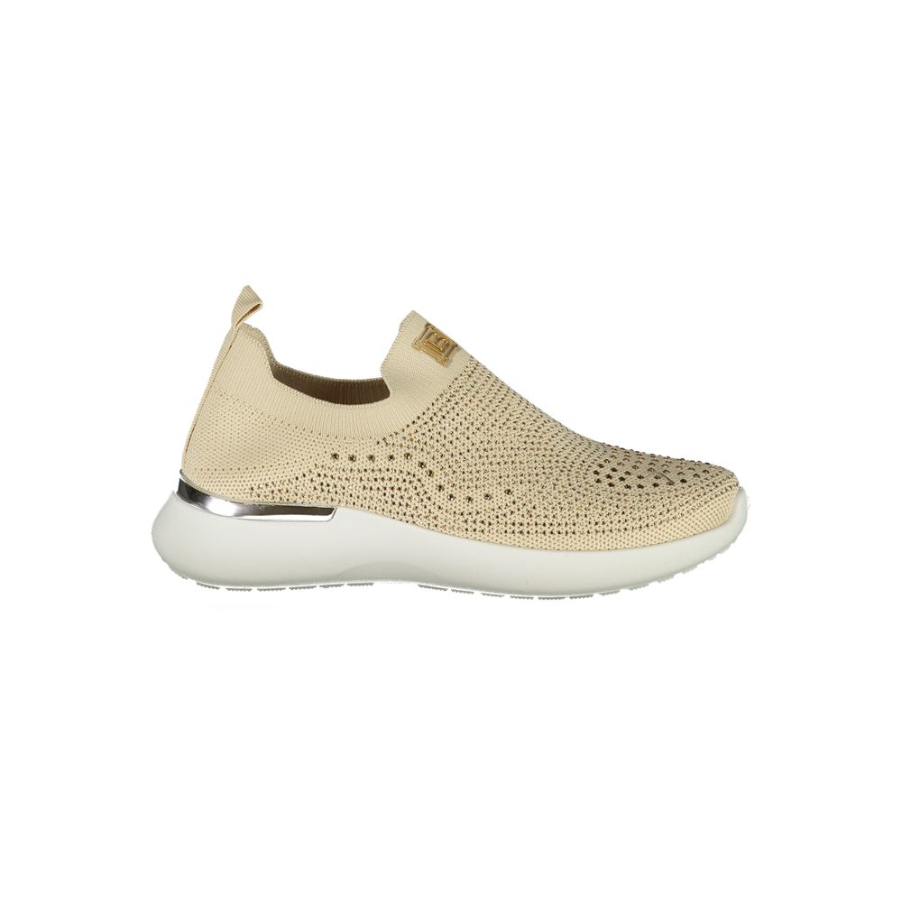 Laura Biagiotti Beige Polyester Women Sneaker -   -  Laura Biagiotti.