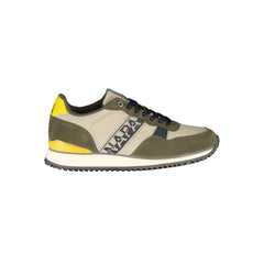 Napapijri Elegant Beige Lace-Up Sporty Sneakers -   -  Napapijri.