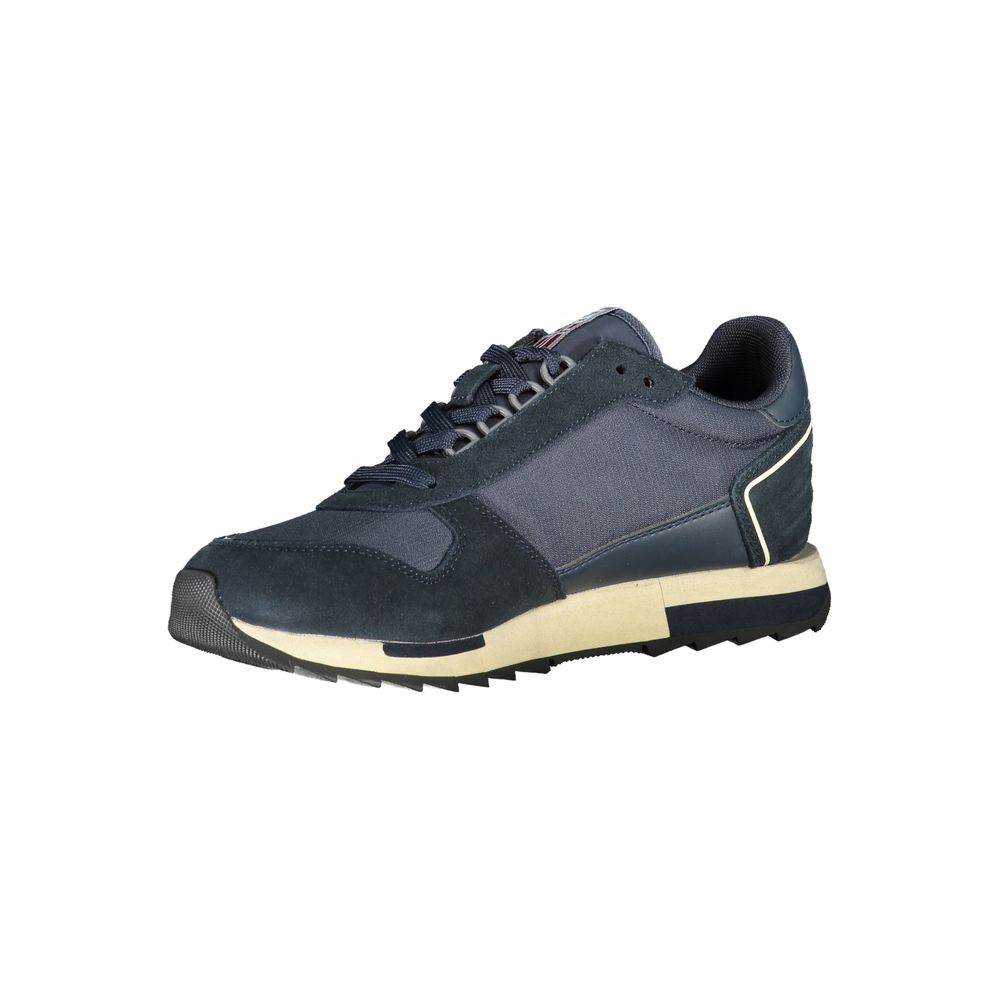 Napapijri Sleek Blue Sporty Laced Sneakers -   -  Napapijri.