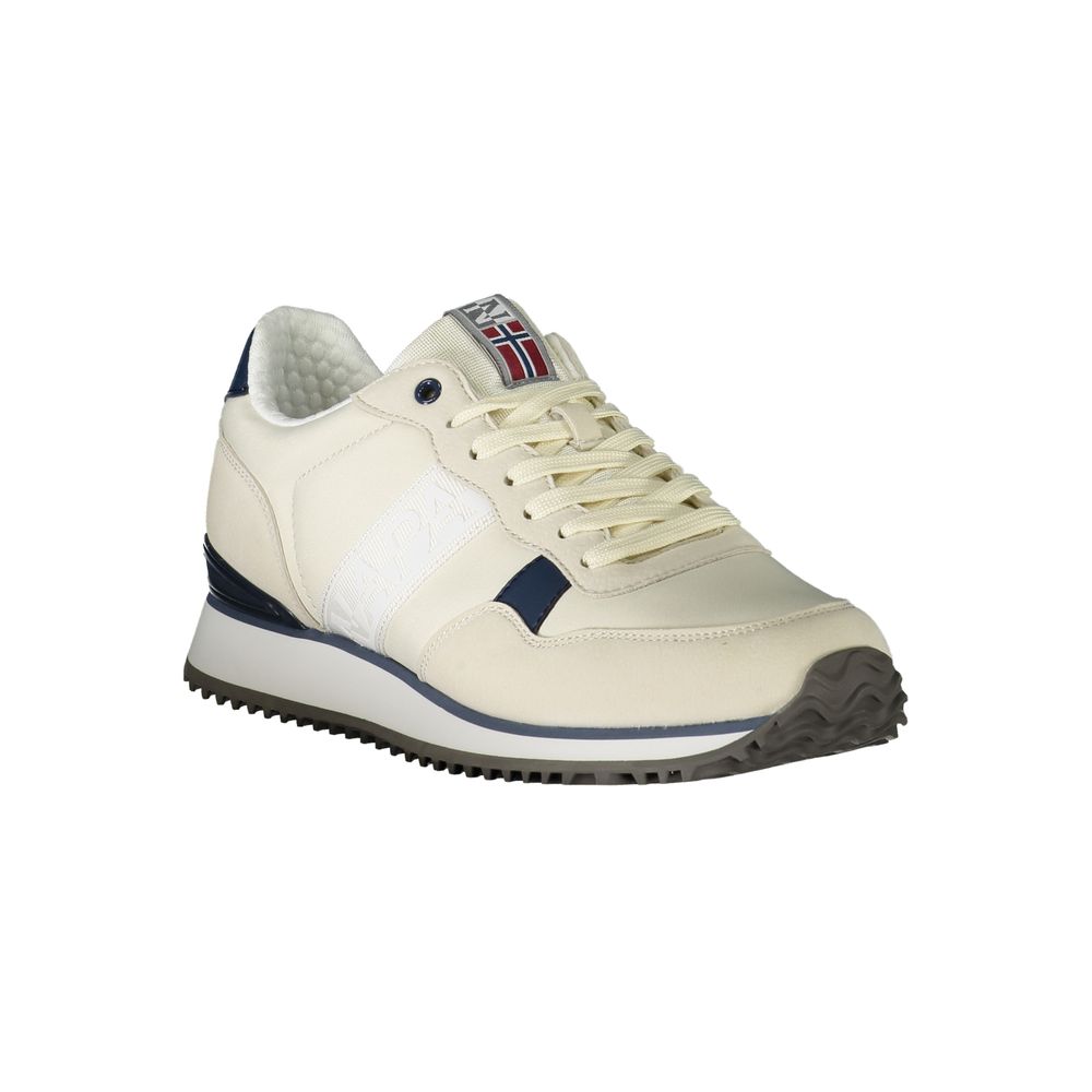 Napapijri White Polyester Sneaker -   -  Napapijri.