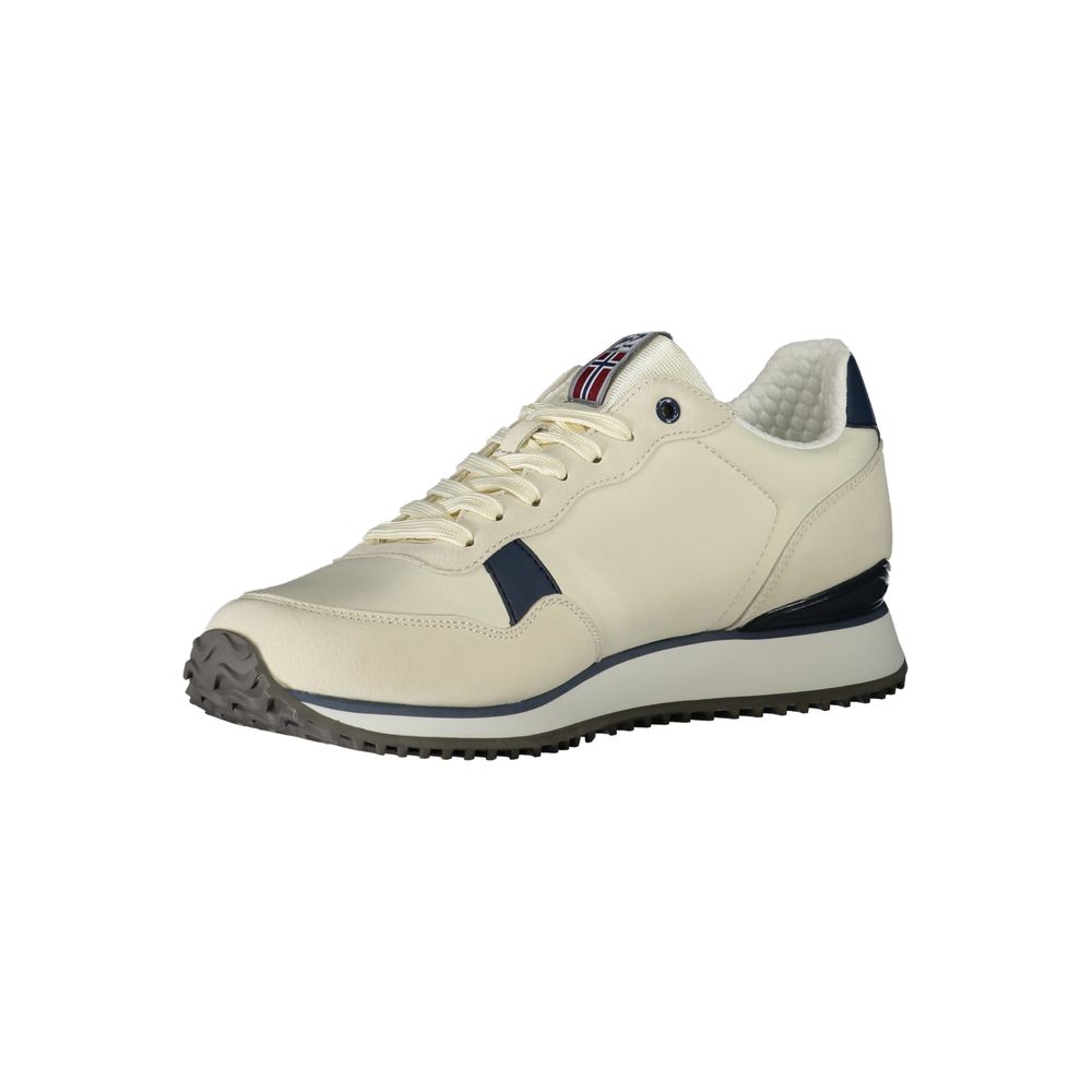 Napapijri White Polyester Sneaker -   -  Napapijri.
