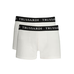 Trussardi White Cotton Underwear -   -  Trussardi.