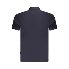 Napapijri Blue Cotton Men Polo Shirt -   -  Napapijri.