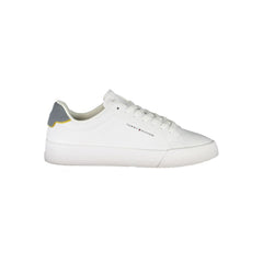 Tommy Hilfiger White Leather Men Sneaker -   -  Tommy Hilfiger.