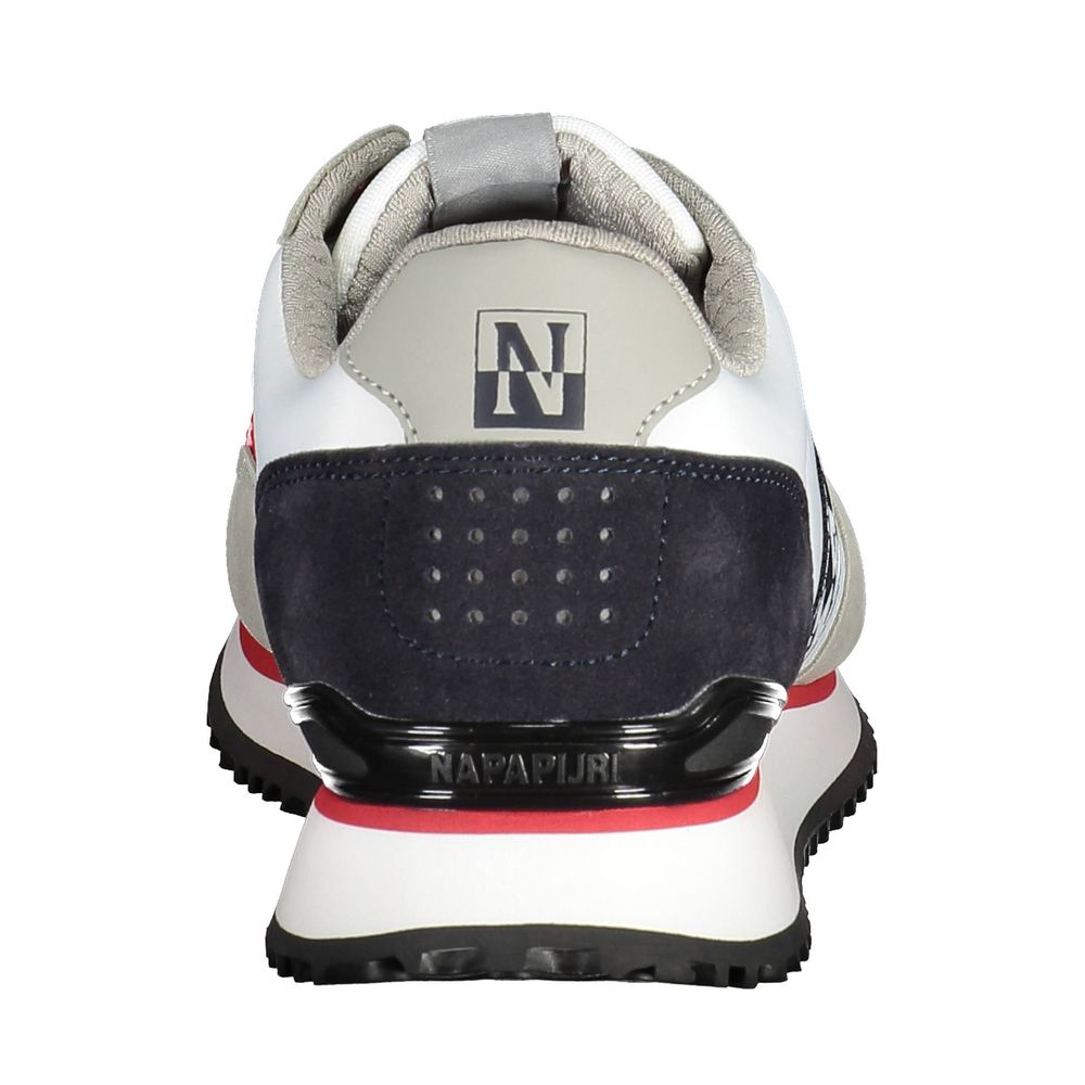 Napapijri White Polyester Men Sneaker -   -  Napapijri.