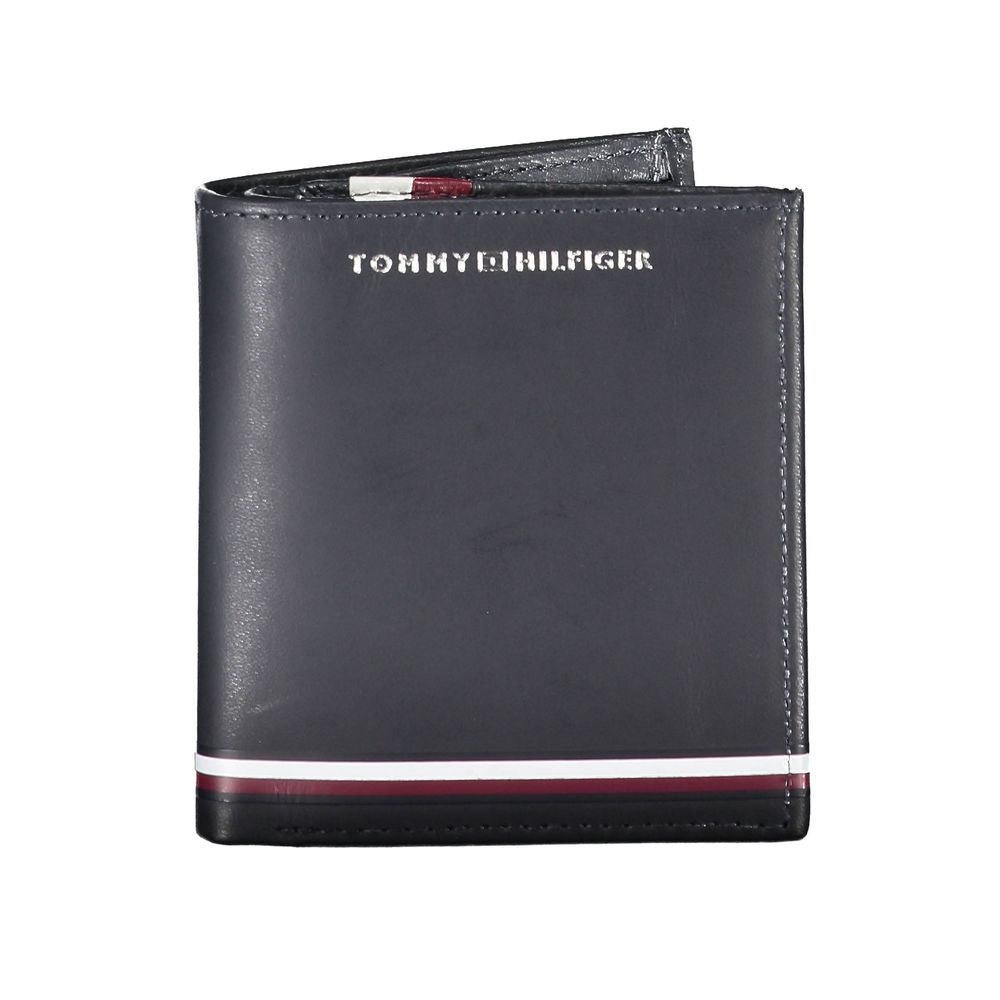 Tommy Hilfiger Blue Leather Men Wallet -  Leather Wallet for Men -  Tommy Hilfiger.