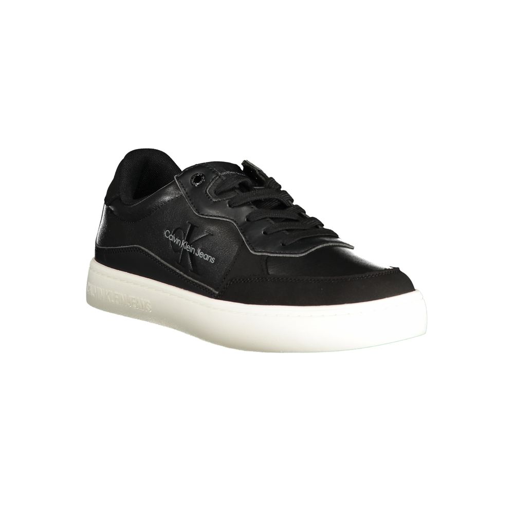 Calvin Klein Sleek Black Sports Sneakers with Contrast Details -   -  Calvin Klein.