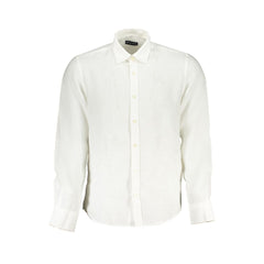 North Sails White Linen Shirt -   -  North Sails.