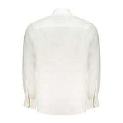 North Sails White Linen Shirt -   -  North Sails.