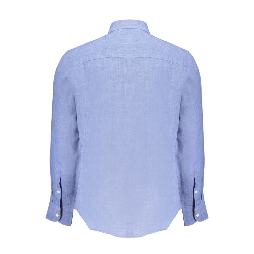 North Sails Blue Linen Shirt -   -  North Sails.