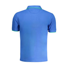 La Martina Blue Cotton Polo Shirt -   -  La Martina.