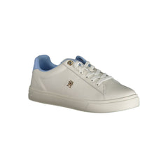 Tommy Hilfiger Light Blue Leather Women Sneaker -   -  Tommy Hilfiger.
