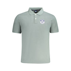 North Sails Green Cotton Men Polo Shirt -   -  North Sails.