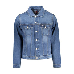 Tommy Hilfiger Blue Cotton Men Jacket -   -  Tommy Hilfiger.