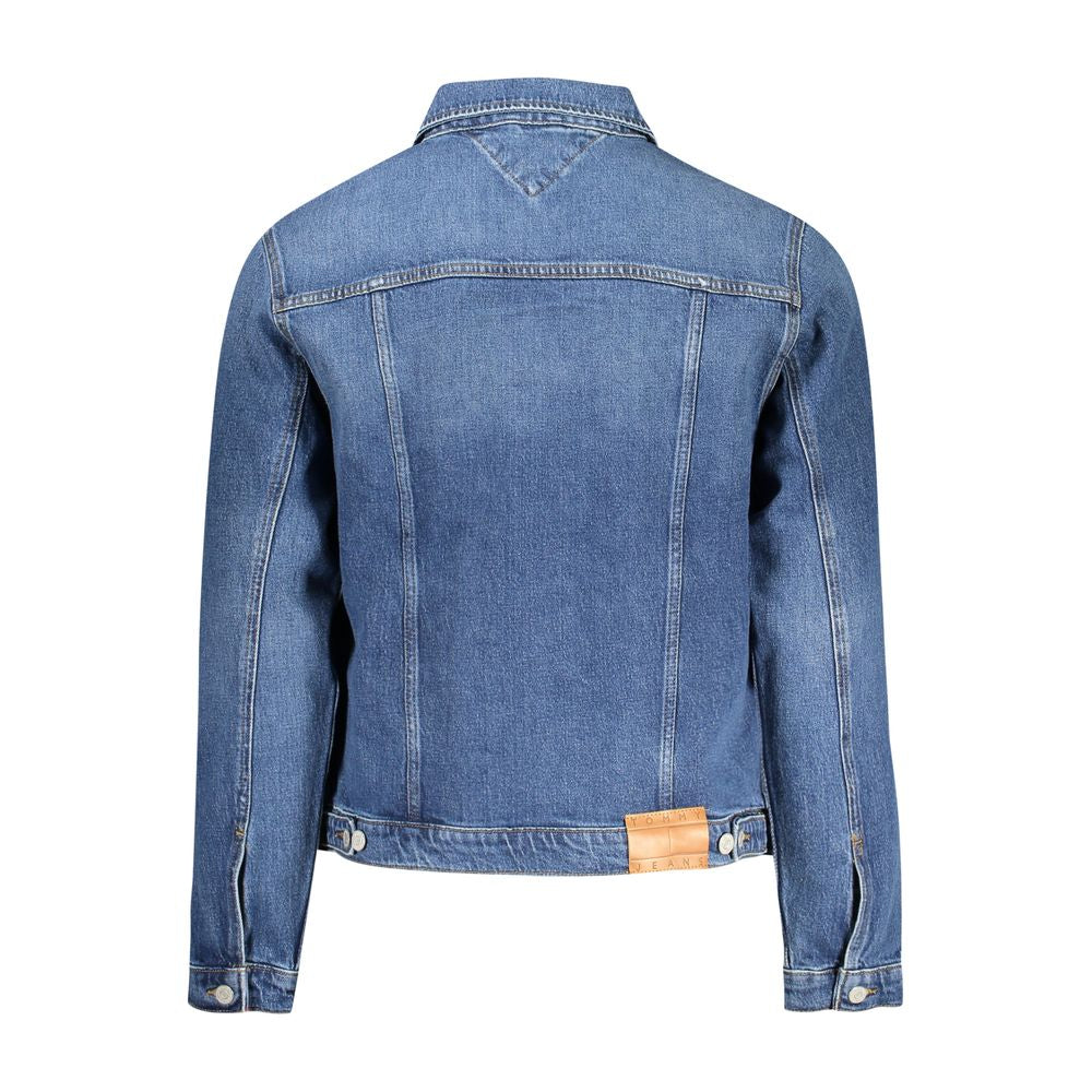 Tommy Hilfiger Blue Cotton Men Jacket -   -  Tommy Hilfiger.