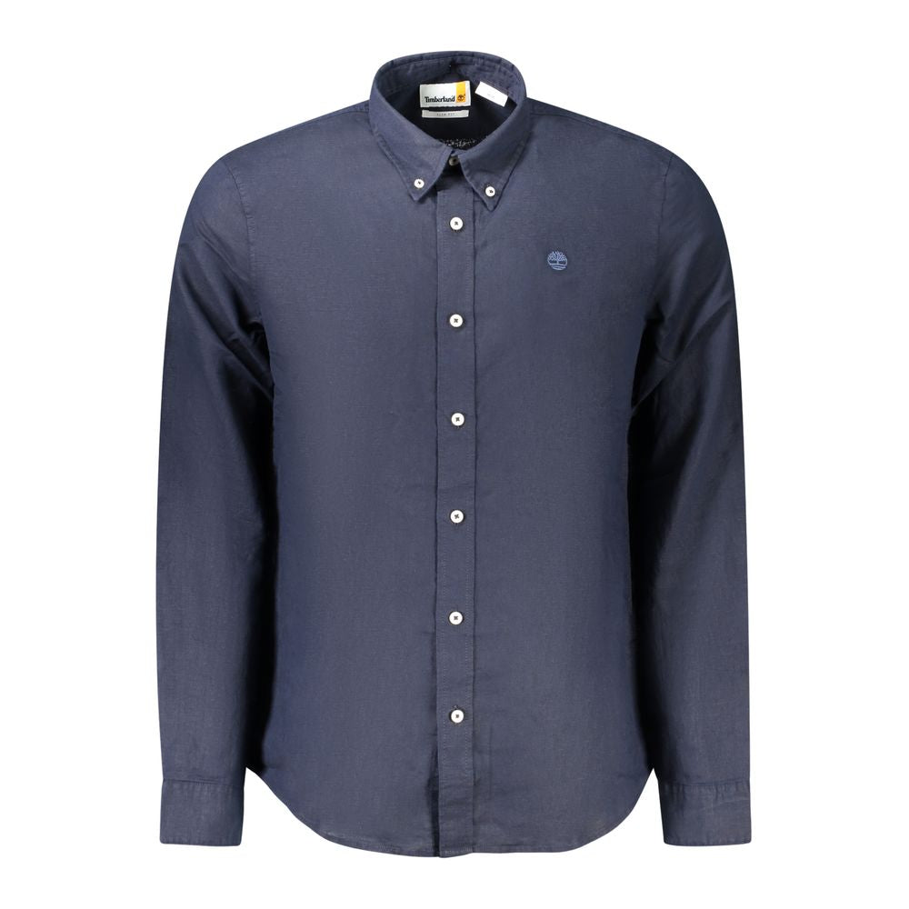 Timberland Blue Cotton Shirt -   -  Timberland.