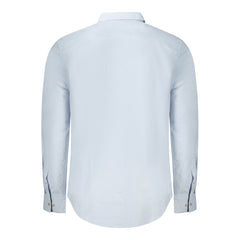 Calvin Klein Light Blue Cotton Men Shirt -   -  Calvin Klein.