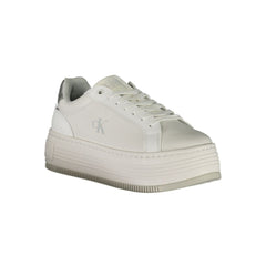 Calvin Klein White Leather Women Sneaker -   -  Calvin Klein.