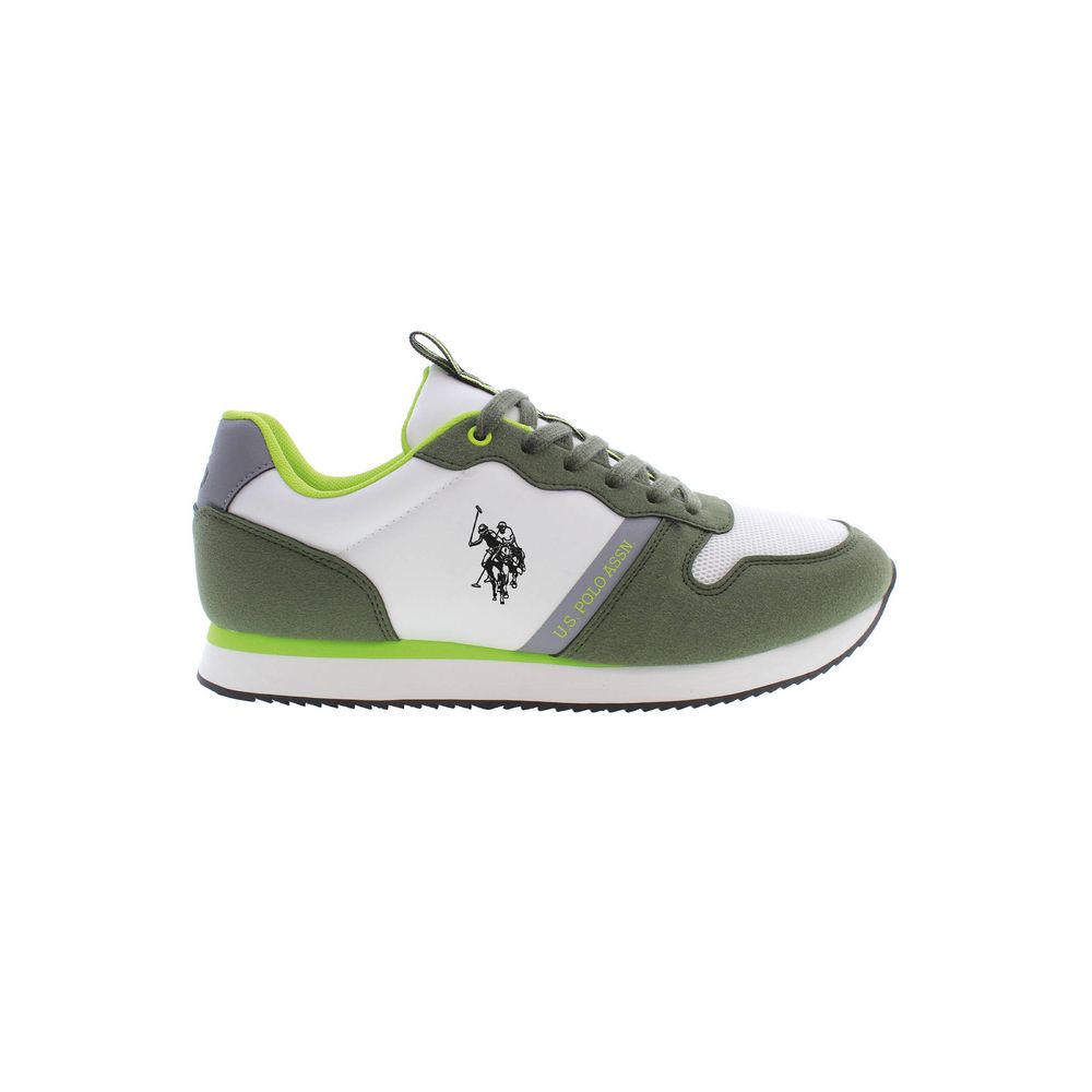 U.S. POLO ASSN. Green Polyester Men Sneaker -   -  U.S. POLO ASSN..