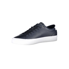 Tommy Hilfiger Blue Leather Men Sneaker -   -  Tommy Hilfiger.