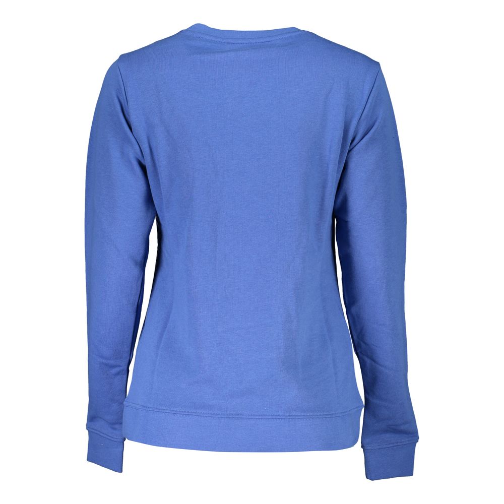 Cavalli Class Blue Cotton Sweater -   -  Cavalli Class.
