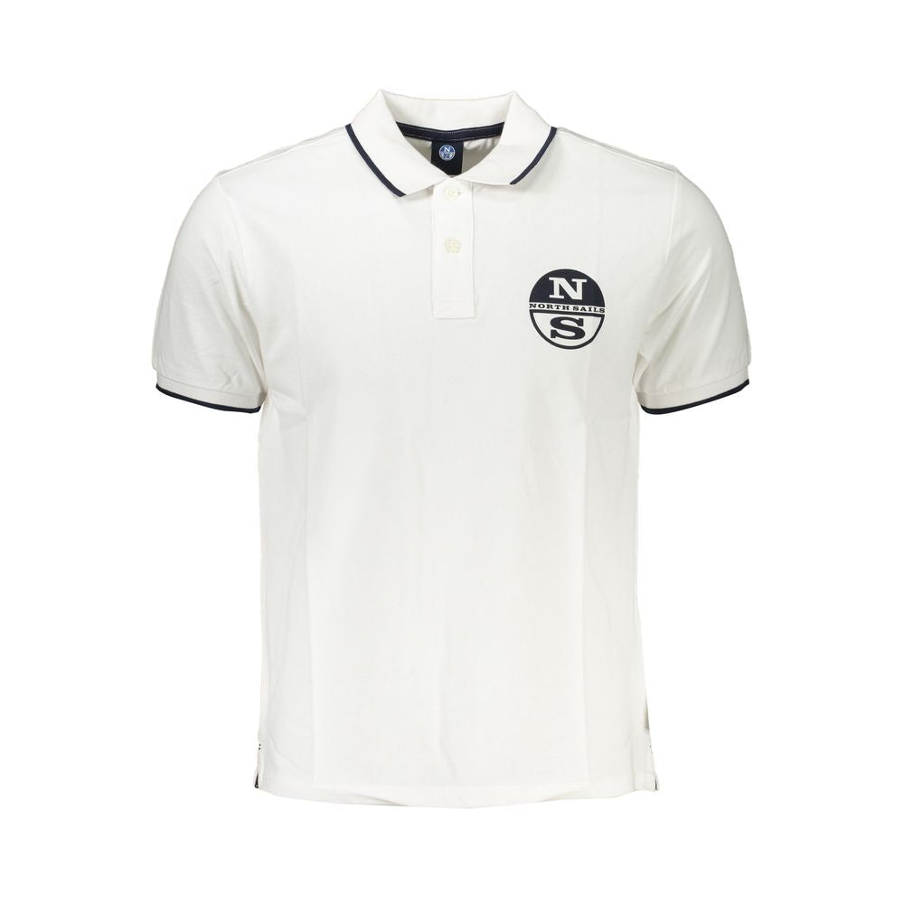 North Sails White Cotton Polo Shirt -   -  North Sails.