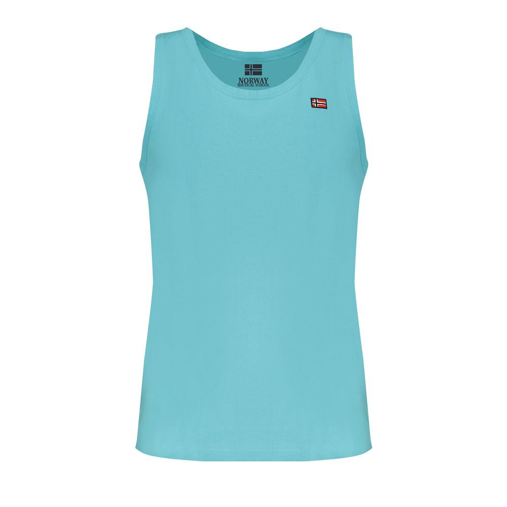 Norway 1963 Light Blue Cotton Men Shirt -   -  Norway 1963.