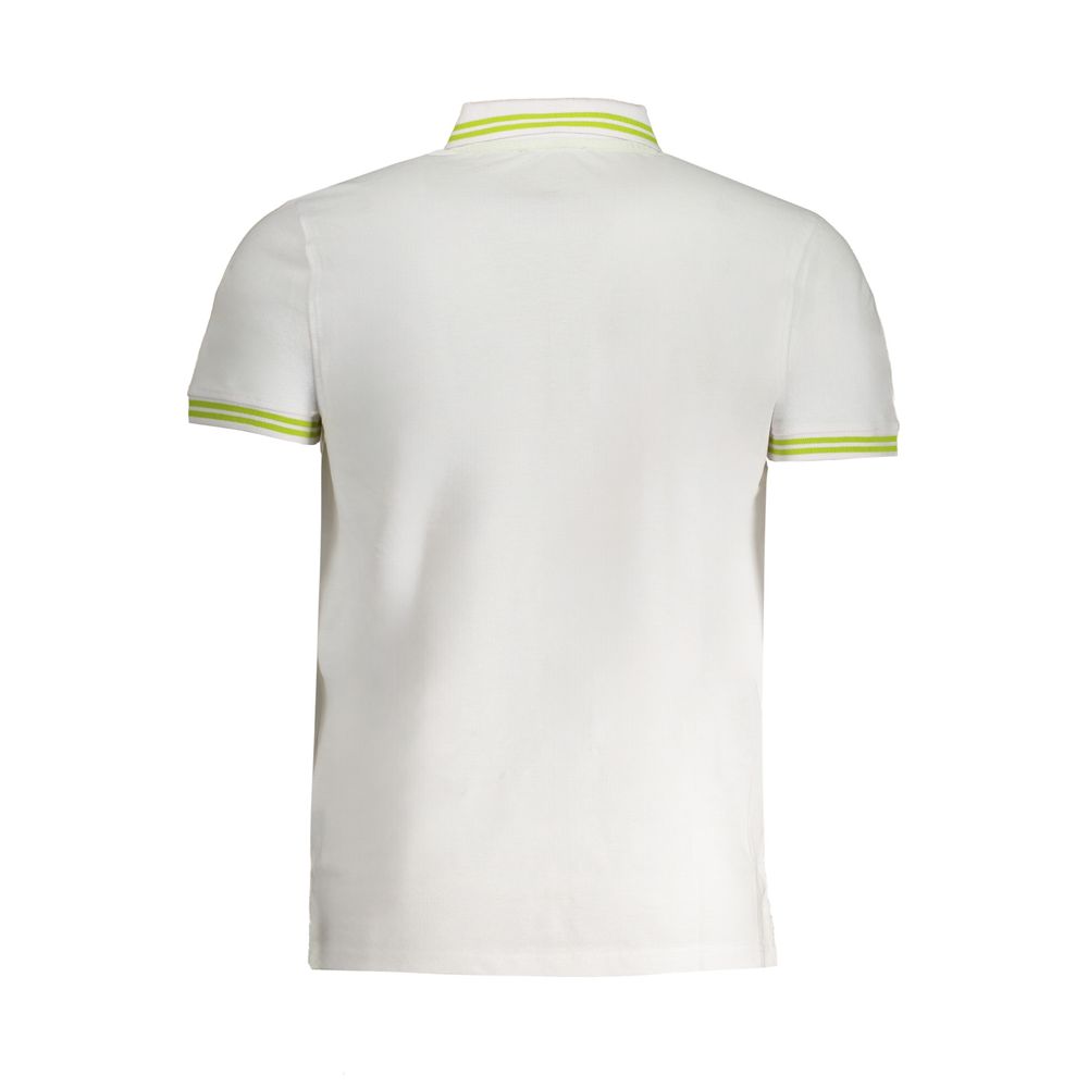 Cavalli Class White Cotton Polo Shirt -   -  Cavalli Class.