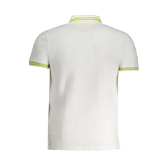 Cavalli Class White Cotton Polo Shirt -   -  Cavalli Class.