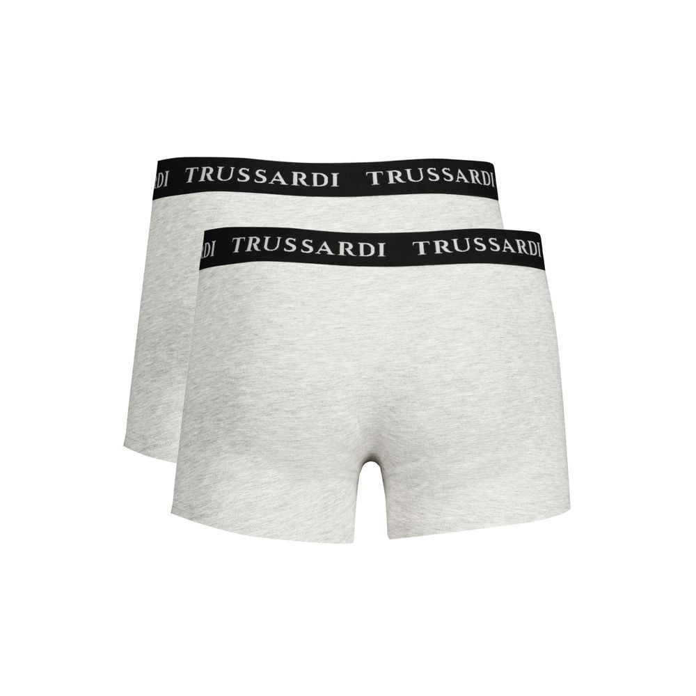Trussardi Brown Cotton Men Boxer Underwear -   -  Trussardi.