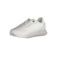 Tommy Hilfiger White Polyester Sneaker -   -  Tommy Hilfiger.