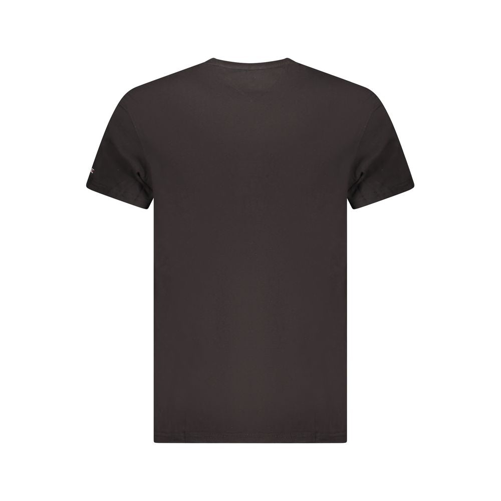 Tommy Hilfiger Black Cotton Men T-Shirt -   -  Tommy Hilfiger.
