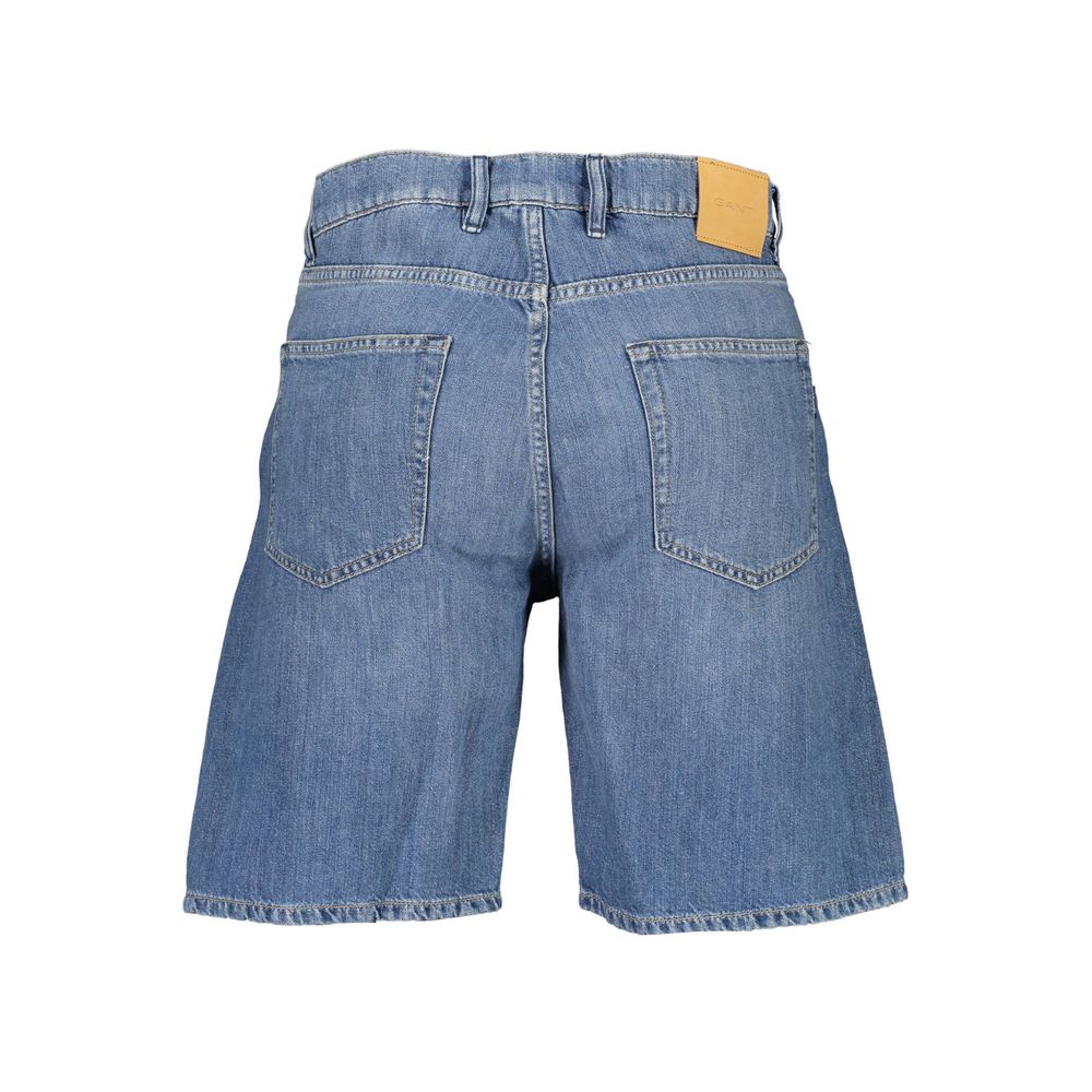 Gant Blue Cotton Mens Bermuda Jeans -   -  Gant.