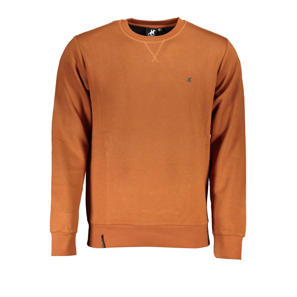 U.S. Grand Polo Brown Cotton Sweater -   -  U.S. Grand Polo.