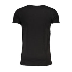 Cavalli Class Black Cotton T-Shirt -   -  Cavalli Class.